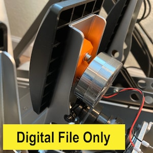 Digital Download- Pedal Halterung für 50MM Resonanz Lautsprecher Vibration Bass Shaker ABS Simulation - FANATEC CSL Pedale