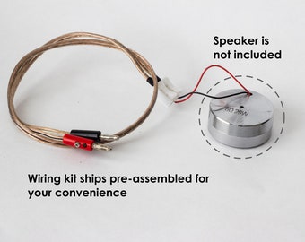 Kit de câblage pour haut-parleurs à résonance 50 mm Simulateur ABS Vibration Bass Shaker