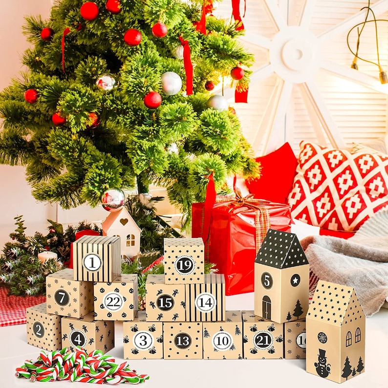 House Advent Calendar Boxes