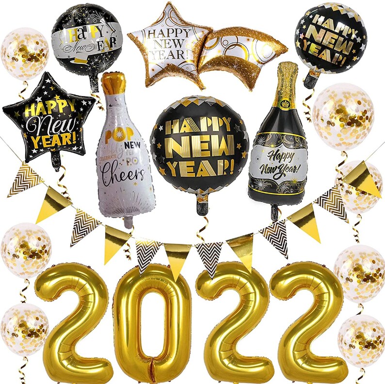Wholesale Discounts Store 22 New Years Eve Party Decoration22 Foil Balloons Large Big And Top Quality Rustavi Gov Ge