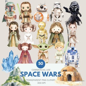 Space Wars Clipart, Space Wars Party, Weltraum Fantasy, Krieger Clipart, Superheld Geburtstag Aquarell für kommerzielle Nutzung, Transparent PNG
