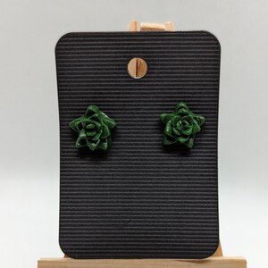 Clay Succulent Studs