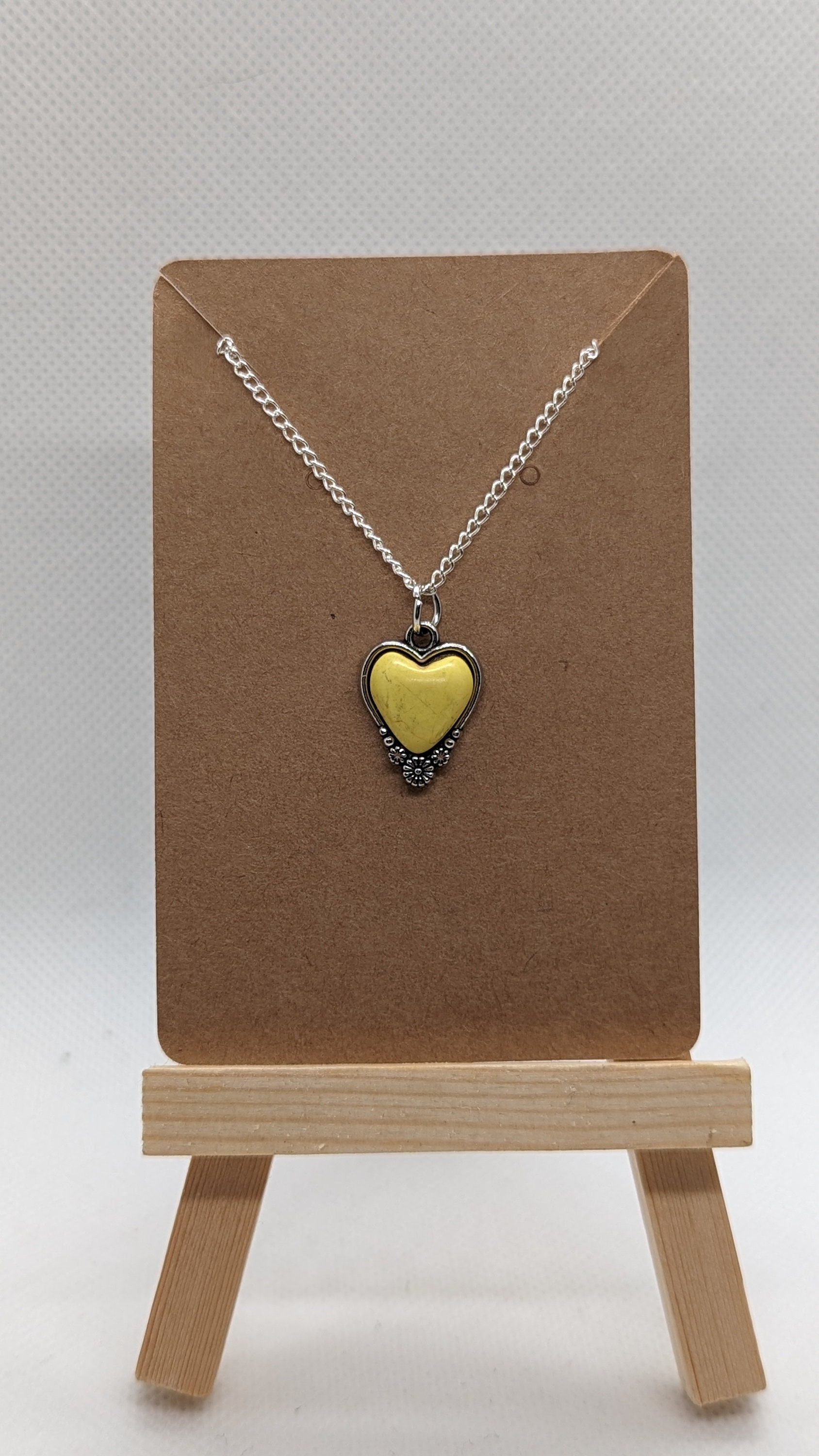 ネックレス・ペンダント STONEHENgE Luvit Silver Heart Pearl Necklace Stone Heart Necklace - Etsy