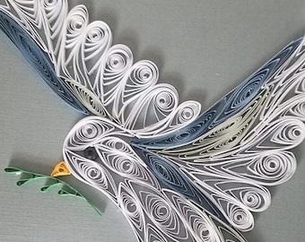 Paper Quilled Dove