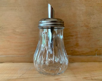 Vintage Glass Sugar Pourer / Dispenser