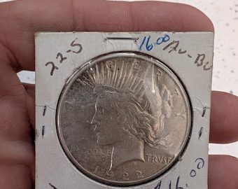 1923 silver peace dollar
