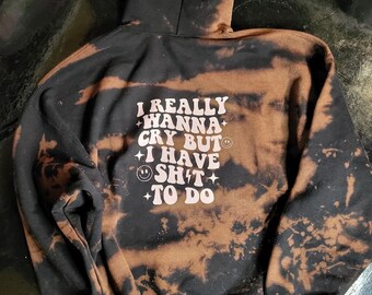 Ich will wirklich weinen | Seelische Gesundheit | Kapuzenpullover