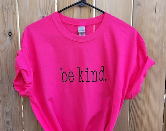 Sei nett | Rosa Shirt für Kinder