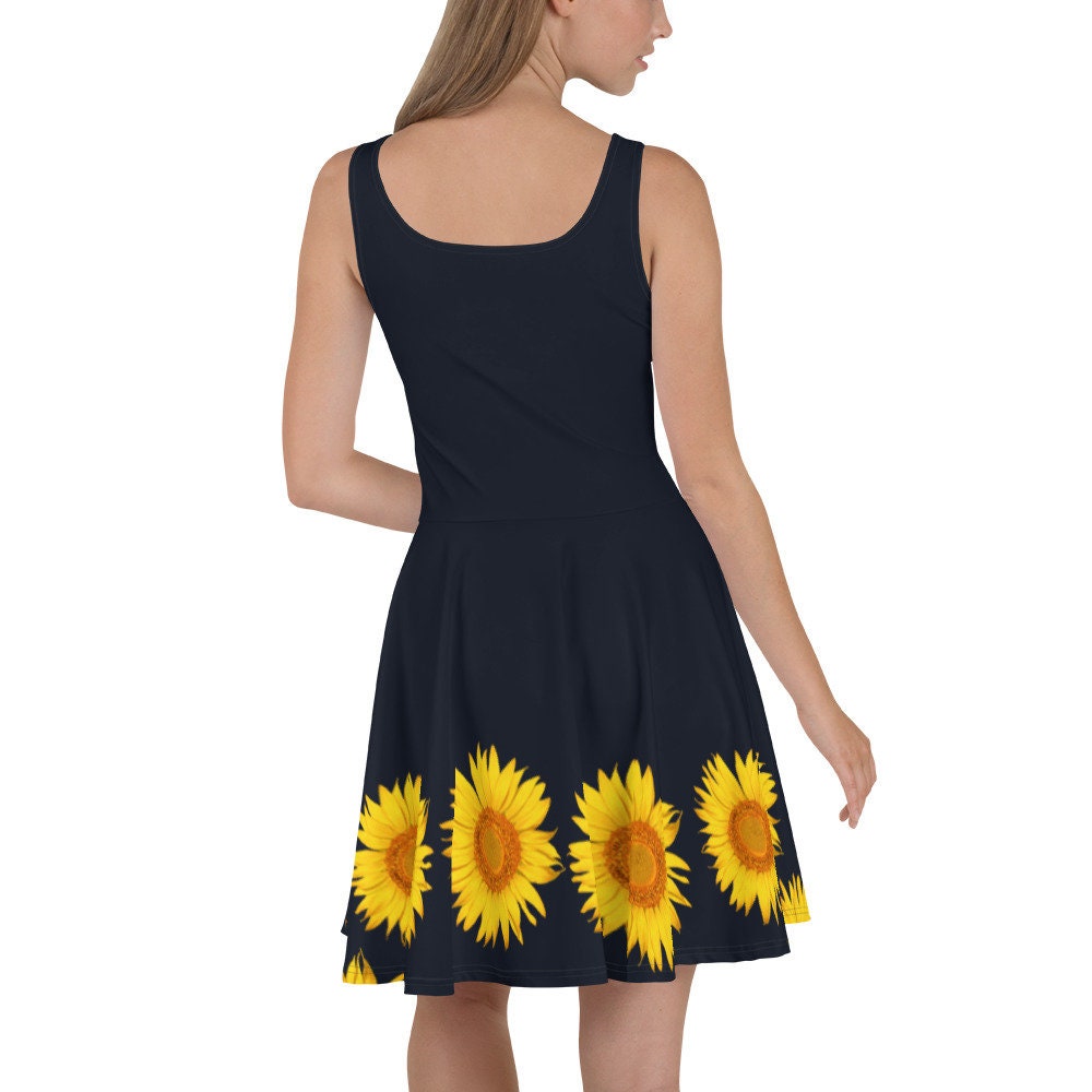【やま。】Sunflower-Printed Midi Dress Dolce & Gabbana Sunflower Print Midi Dress | Sendegaro