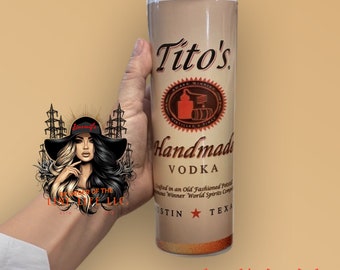 Kubek do sublimacji wódki – inspirowany Tito, metalowy kubek o pojemności 20 uncji