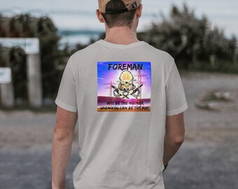 Koszulka Foreman – personalizowana męska koszulka z poliestru