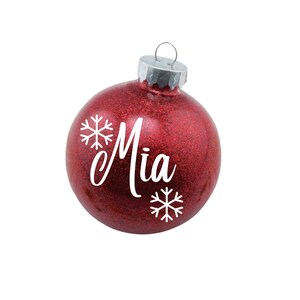 Personalized Christmas ornaments
