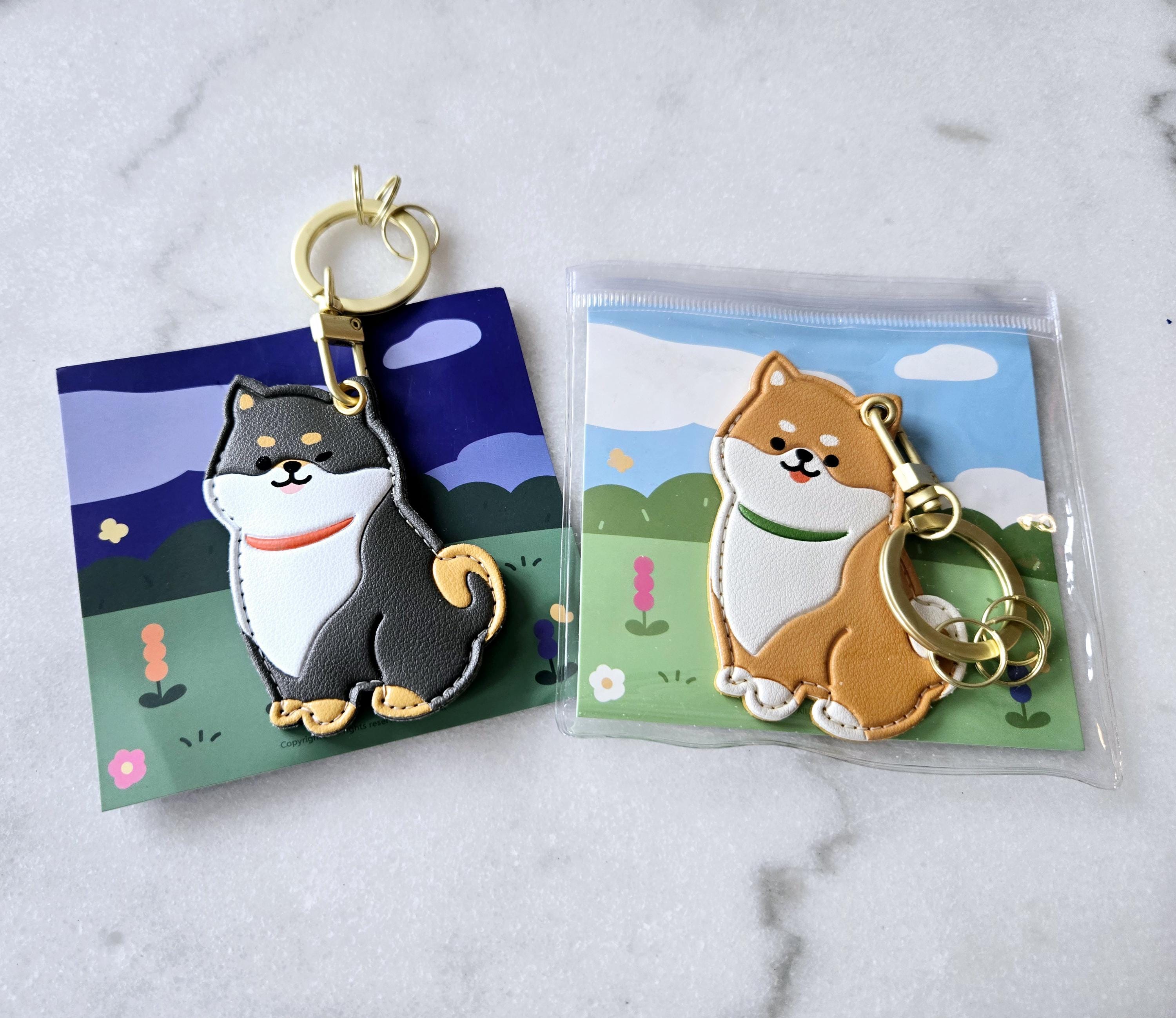 Handmade Pewter Shiba Inu Keychain - Lead-Free, Made In USA, Collectible Dog Gift (DK166) - View #6
