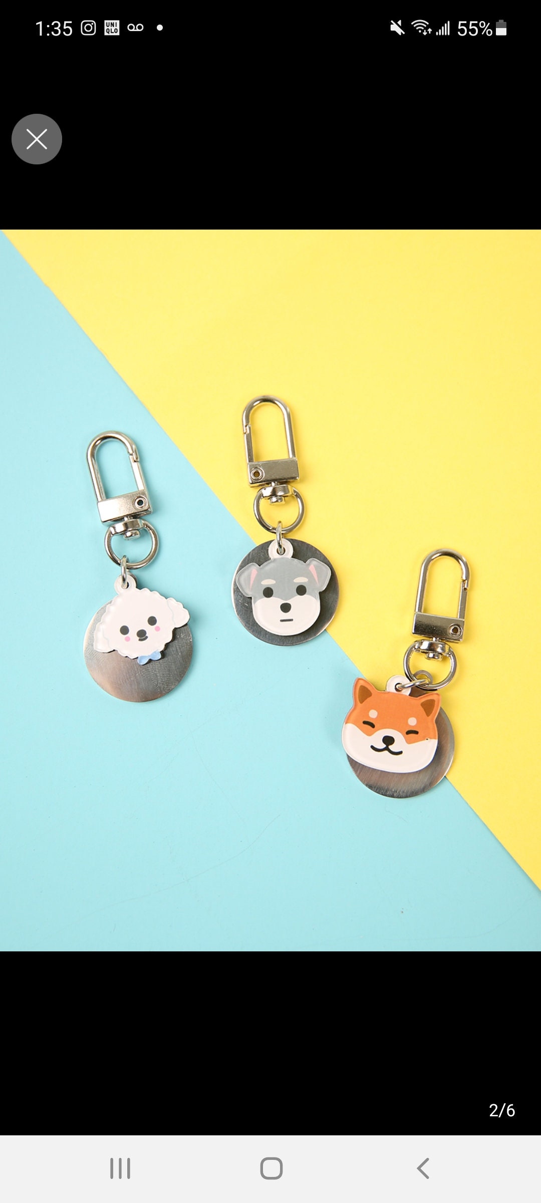 Personalized Two Layers Metal Dog Tags Etsy