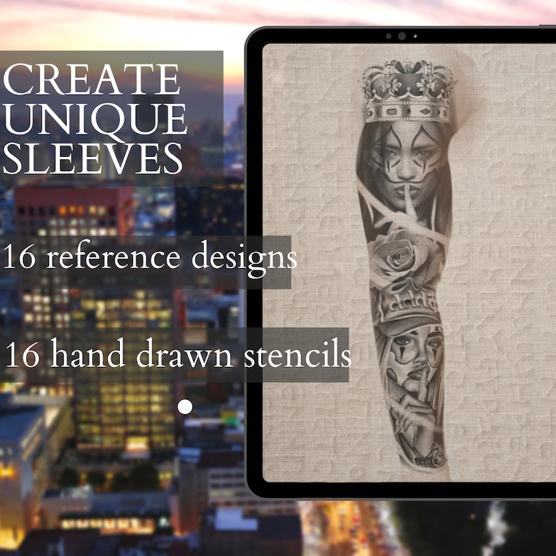 Chicano Tattoo Stamp Brush Set: Procreate Stencils (digital Download ...