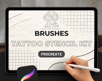 Procreate Tattoo Stencil Brush Kit – Essential Brushes for Tattoo Artists & Designers