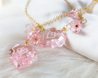 9/12 Reposición / Llavero/Collar de Piedra de Trabajo de FFXIV - Blossoms