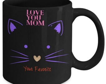 Smitten Kitten for Mom - Show Your Love.  Several designs, fun mugs, for any occasion, great cat lovers gift
