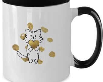 Smitten Kitten  - fun mugs, cute kitten design for someone you love, great gift for any occasion, great for cat lovers