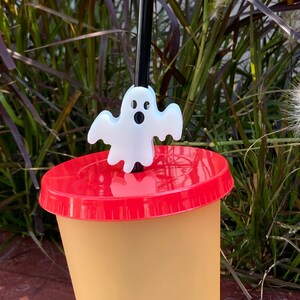 3D Printed Ghost Straw Topper