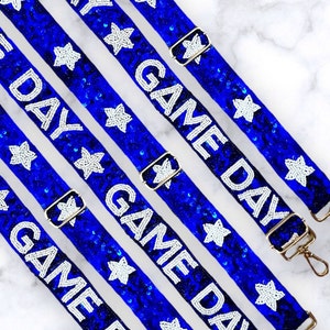 Sequin Game Day Purse Strap: Beaded College Bag Accessory