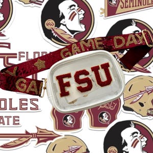 Customizable Clear Stadium Bag: Chenille Patches, Game Day Purse
