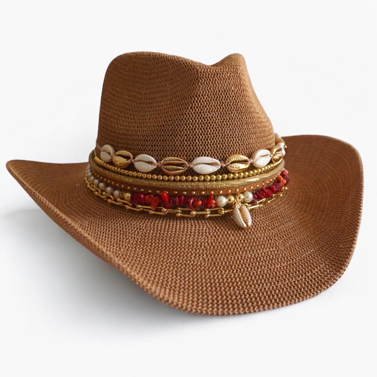 9995 Straw Cowboy Hat Brown Cowgirl For Women Sun Men Sparkly Western 1-2_c296ca9c-95c8-4d6c-bb09-  main image 2