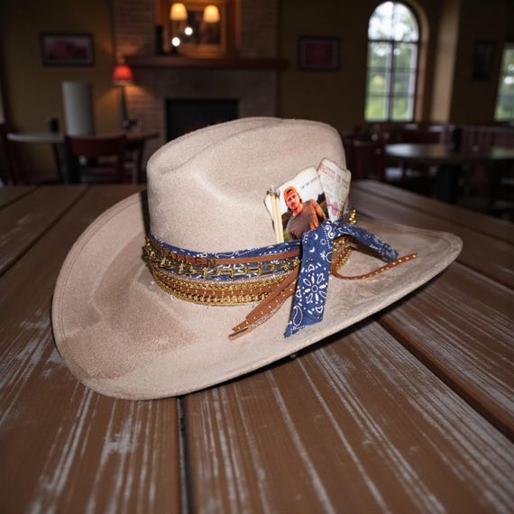 Black Custom Cowboy Hat: Morgan Wallen Themed Cowgirl Hat  display picture 3