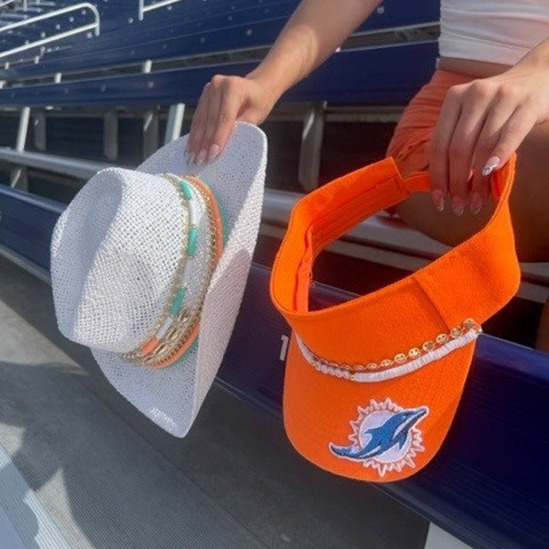 U Miami Dolphin's Fan FSU Visor UF Gator Visor UCF Visor Fiu Panthers