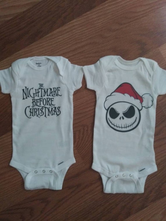 Nightmare Before Christmas Classic Onesies Etsy Nightmare Before Christmas Onesies