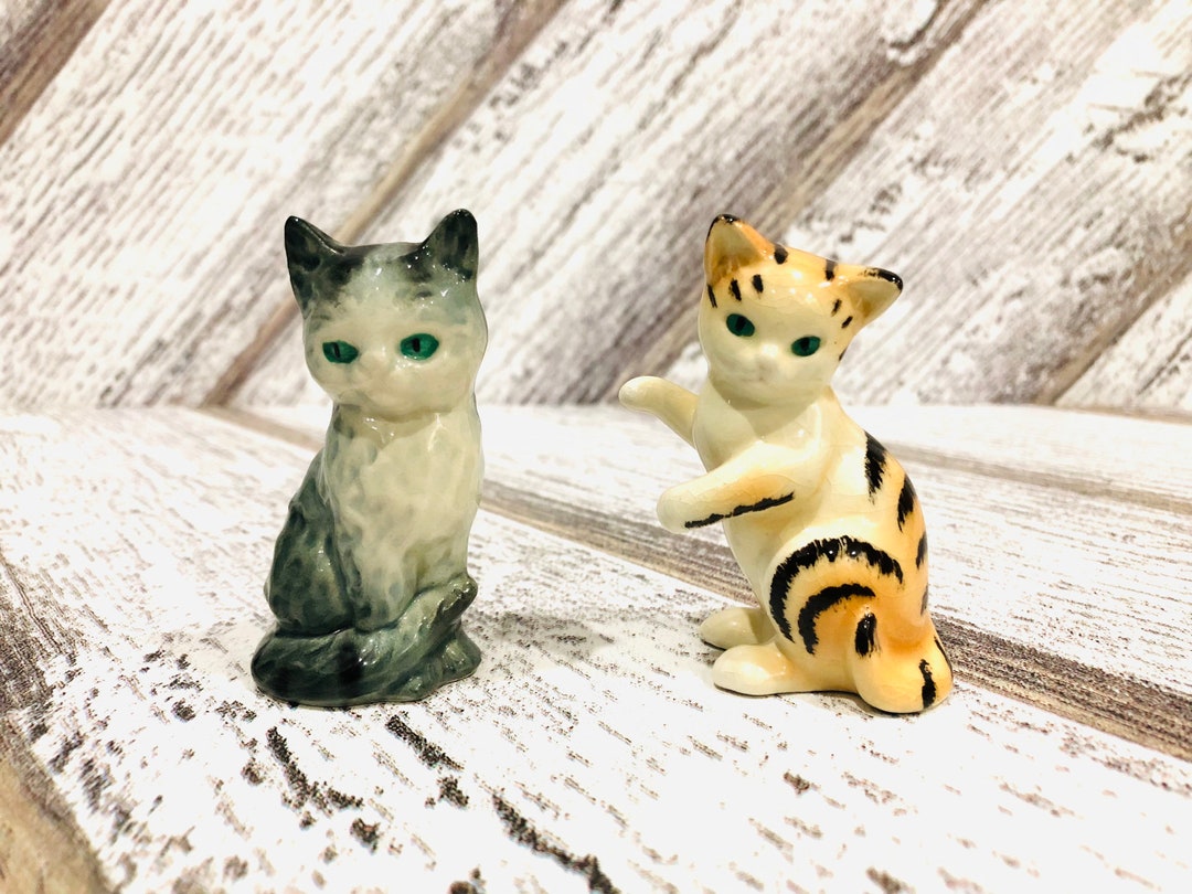 Vintage Goebel Cats West German Goebel Cat Figurines Etsy