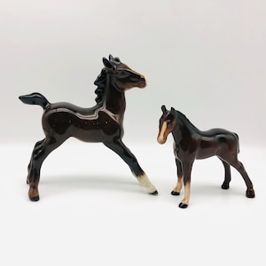 Vintage Beswick England horses, Bone China, High quality, realistic Collectible horse figurines, Made in England