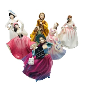 Royal Doulton figurines, Pretty Ladies Collection Pretty ladies figurines Vintage Royal Doulton collection