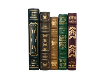 Franklin Library Leather Books: Collectible Classics - Dinesen, Steinbeck, Nabokov, Individually sold