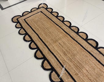 Custom Handwoven Jute Runner Rug | Natural Fiber Rug