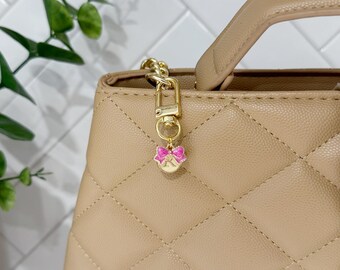 Custom Bag Charm, Custom Charm Keychain, Letter Charm, Gift for Girl, Purse Accessory, Personalized Gift, Keychain, Purse Charm