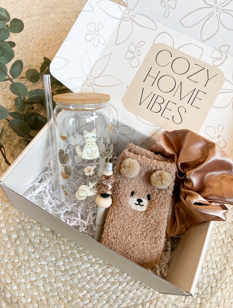 Self Care Package, Cat Lover Gift, Thinking of You Gift, Self Care Gift