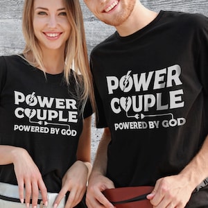 Power Couple T Shirt, Matching Couple Tshirts, Funny Couples Tee, Shirt For Couples, Couples Gift,Couples Shirts,Matching Shirts,Graphic Tee