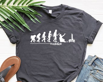 T-shirt Geek Evolution De L'espèce Informatique Couleur Noir Taille M