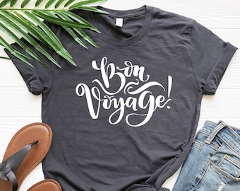 Bon Voyage T Shirt, Cruise Shirts, Cruise Squad, Family Cruise Shirts, Family Matching Vacation Shirts,Matching Family Outfits, Vacation Tee