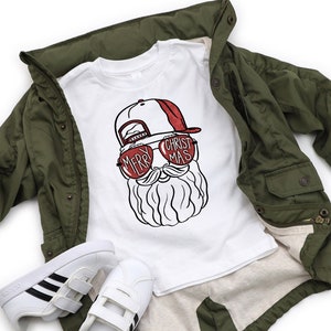 Kids Christmas T Shirt, Santa Merry Christmas, Cool Kids Christmas Shirt, Funny Christmas Shirt, Toddler Christmas Outfit,Gift for Christmas