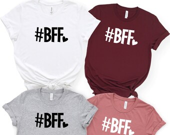 Best Friends T-Shirts, BFF Shirts, Besties Shirt, Best Friend Matching Shirts,Best Friend Gifts,Funny Party Tee, Bestie T Shirt,Sister Shirt