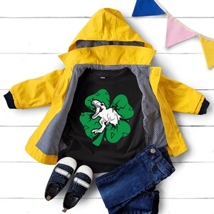 Dinosaur St Patricks Day Shirt, Kids St Patty&#39;s Day Tshirts Boy Girl, Luck T-Rex, Lucky Saurus, Lucky Dude,Irish,Shamrock Toddler Youth Baby