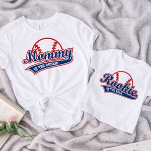 Boys Birthday Party Shirts, Birthday Boy Family Matching Tshirts, Rookie of the Year,Baseball Themed Birthday Boy,Mommy Daddy Sister Brother
