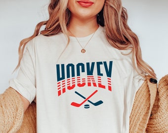 Hockey T-shirt, Hockey Shirt, Game Day Shirt, Hockey Coach Shirt, Hockey Mom Shirt, Hockey Gift, Sport Shirt, Hockey Gifts for Men