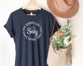 Mexican T Shirt, Latina Shirt, Mexican Girl Shirts, Spanish Saying Shirts,Inspirational Shirt,Mexicana,Mexico,Latino Shirt,Motivational Tees