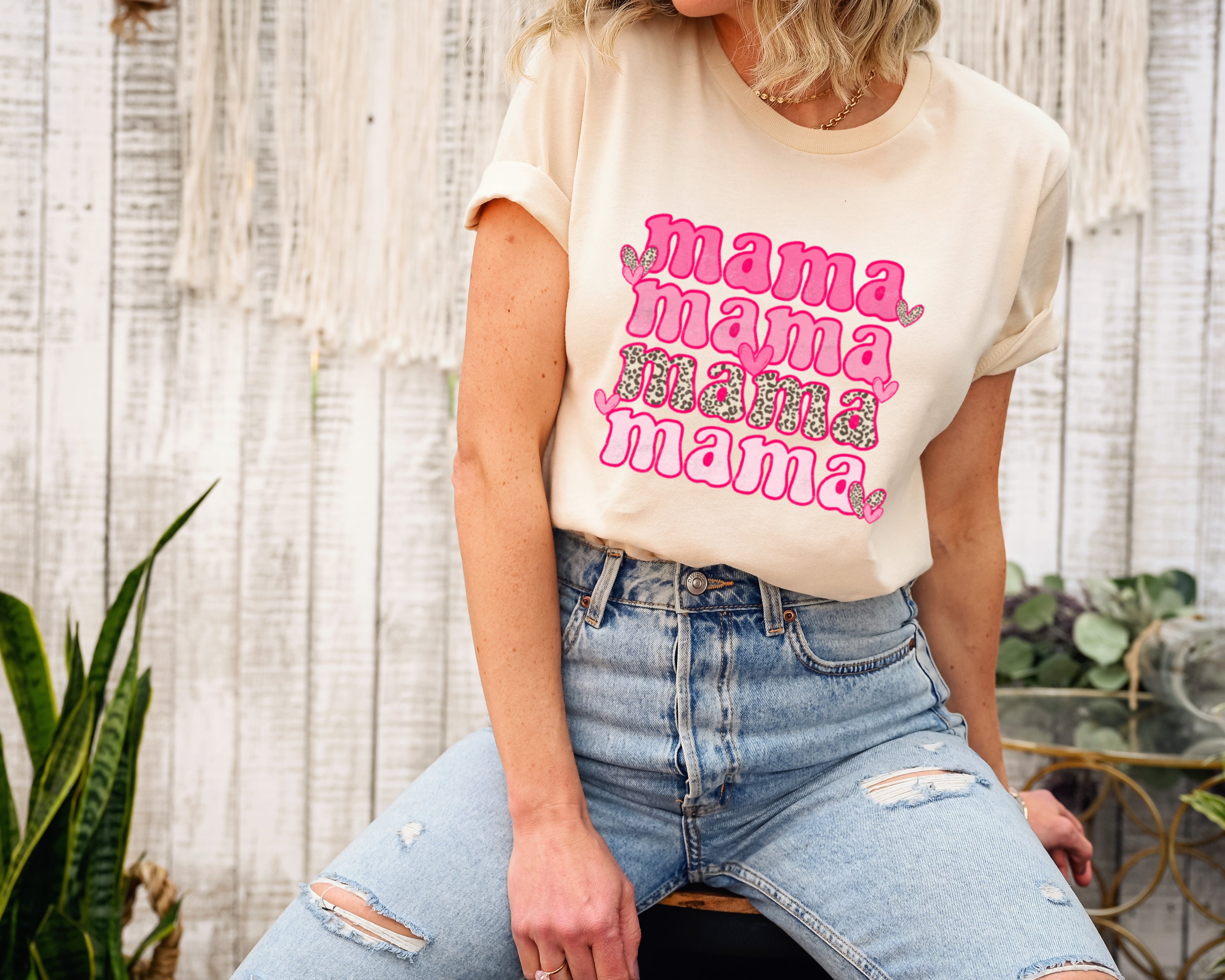 Three Generation Matching T-shirts, Pink Movie Matching