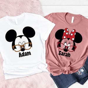 Disney Grandpa and Grandma Matching T-shirt, Mickey Grandpa T-shirt,Minnie Grandma T-shirt,Grandparents Disney T-shirt,Disney Couple T-shirt