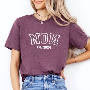 Dad Mom Family Matching T-shirts, Custom Mom Dad T-shirt, Personalized ...