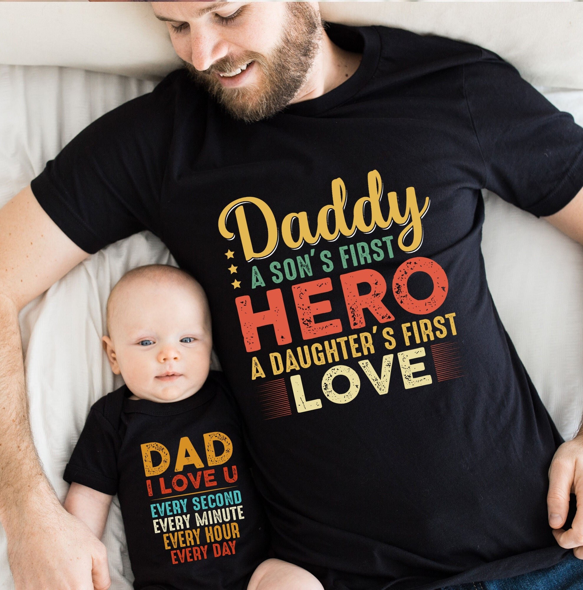 Daddy and baby daughter shirts deals